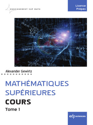 cover image of Mathématiques supérieures